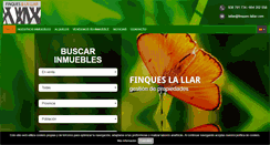 Desktop Screenshot of finques-lallar.com